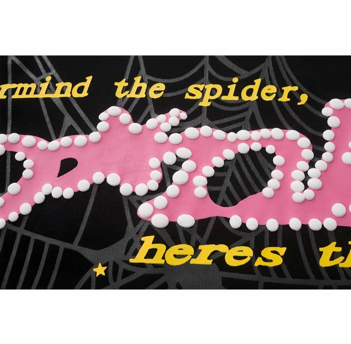 SP5DER P*NK Web Tee Pink