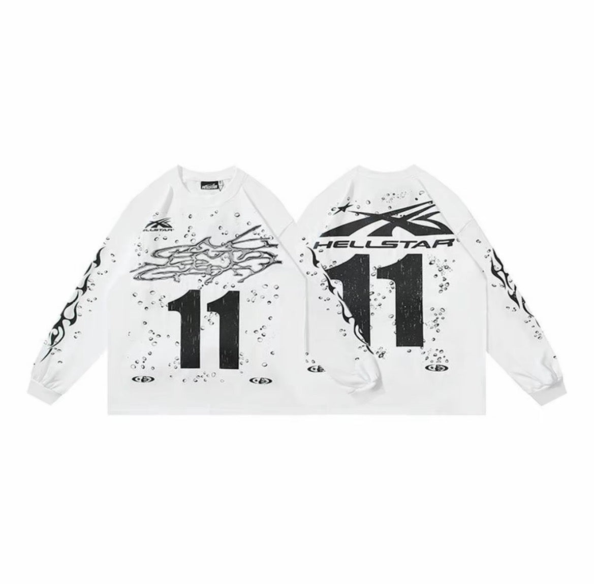 Hellstar No.11 Hoodie – White