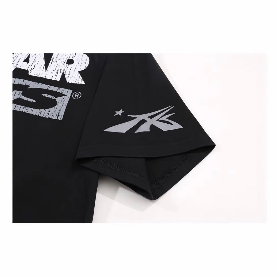 Hellstar Moto-Sports Heavyweight Boxy Tee — Black
