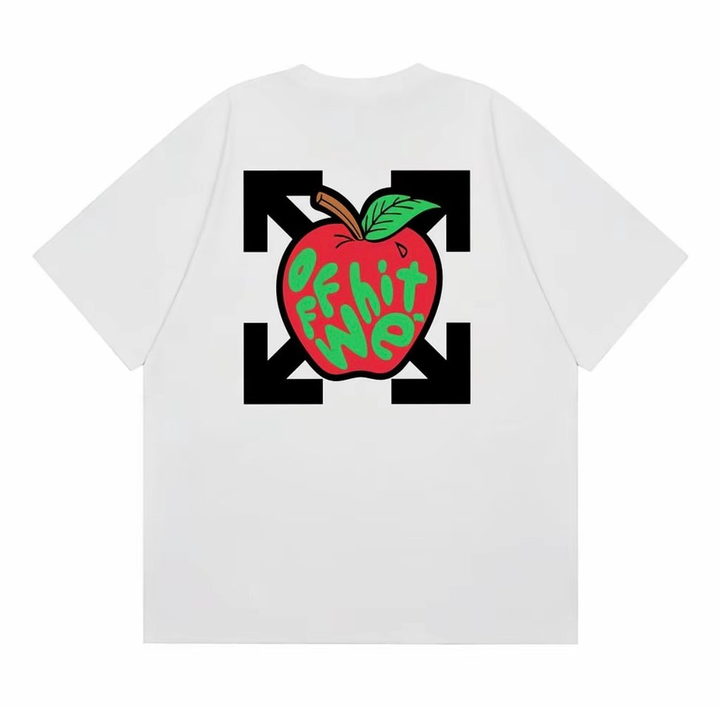 Off-White Apple Arrow Print Tee - White