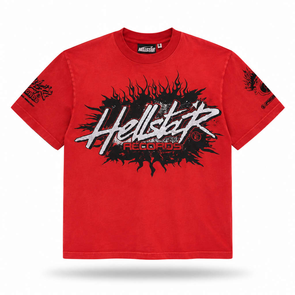 Camiseta Hellstar Récords Roja