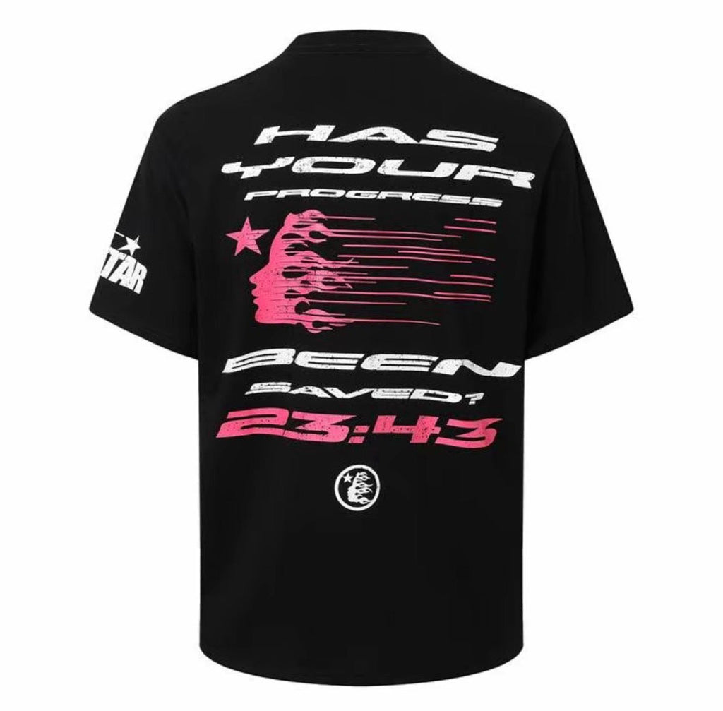 Hellstar “Has Your Progress” Graphic Tee – Black