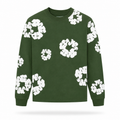Camiseta Denim Tears Wreath Verde