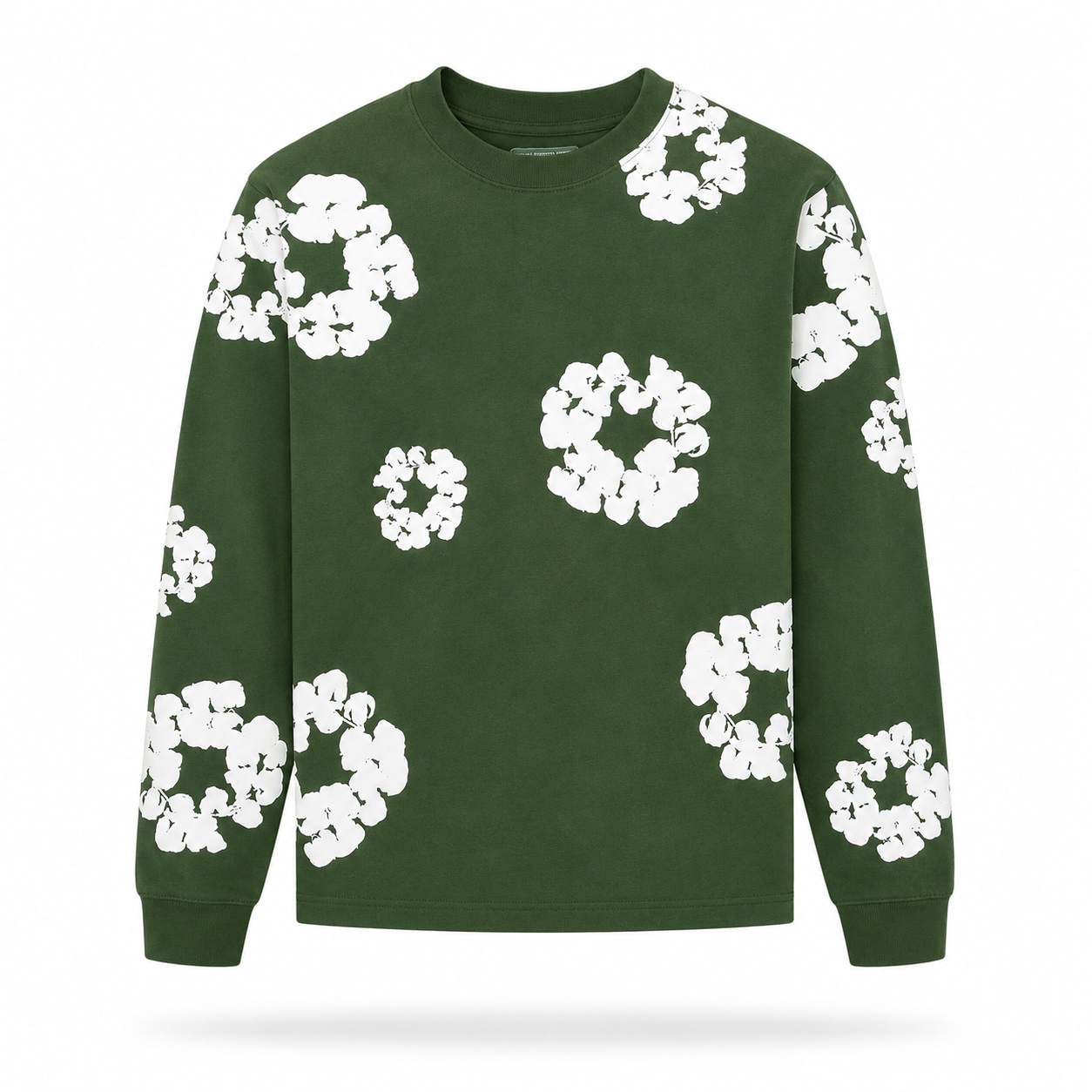 Camiseta Denim Tears Wreath Verde