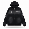 Hellstar "Sports Edition" Heavyweight Zip Hoodie — Grey