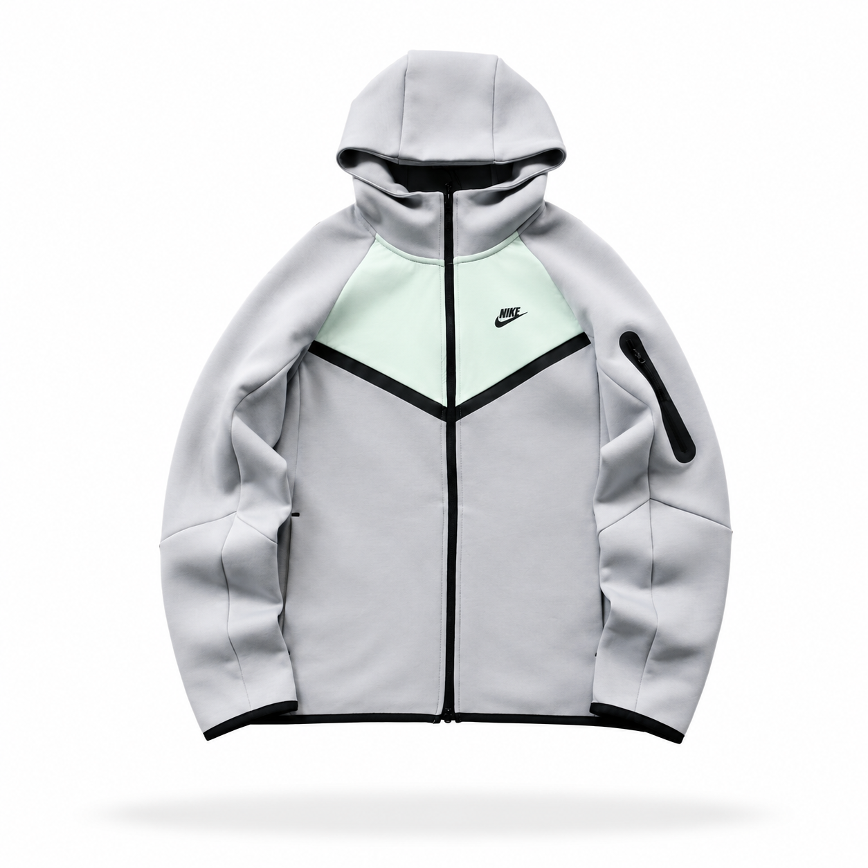 Nike Tech Fleece “Light Grey/Mint”