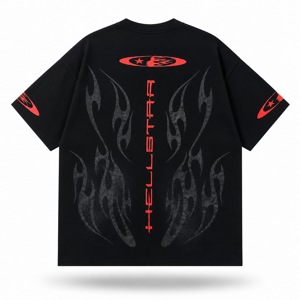 Hellstar Oval Flame Capsule Tee