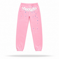 Sp5der Atlanta Pink Stars Jogger