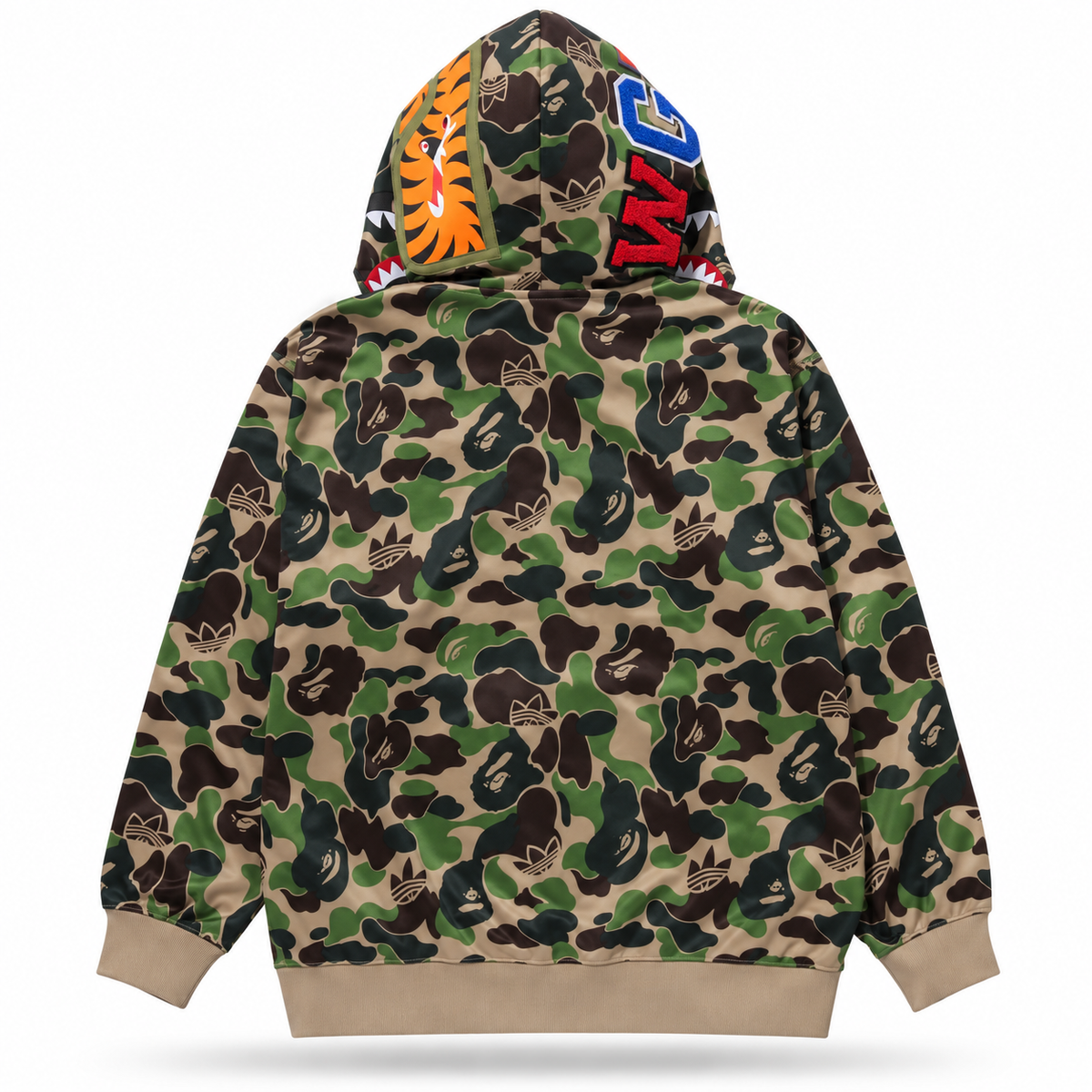 Sudadera Adidas x Bape Camo Shak Verde