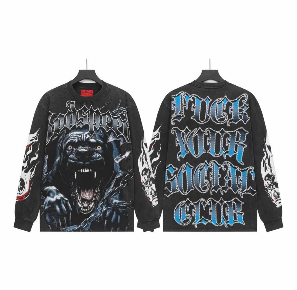GodSpeed Fuck Your Social Club sudadera