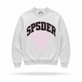 Sp5der Web Crewneck (Heather Grey/Pink)⁠