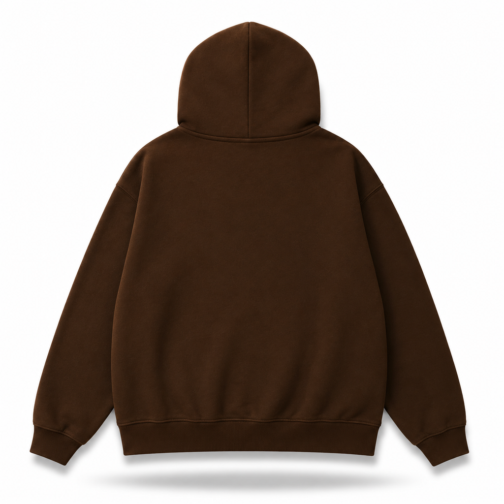 Sp5der Worldwide "Web" Hoodie / Earth Brown