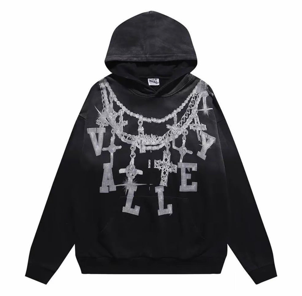 VALE FOREVER “VALLEY 97” HOODIE BLACK