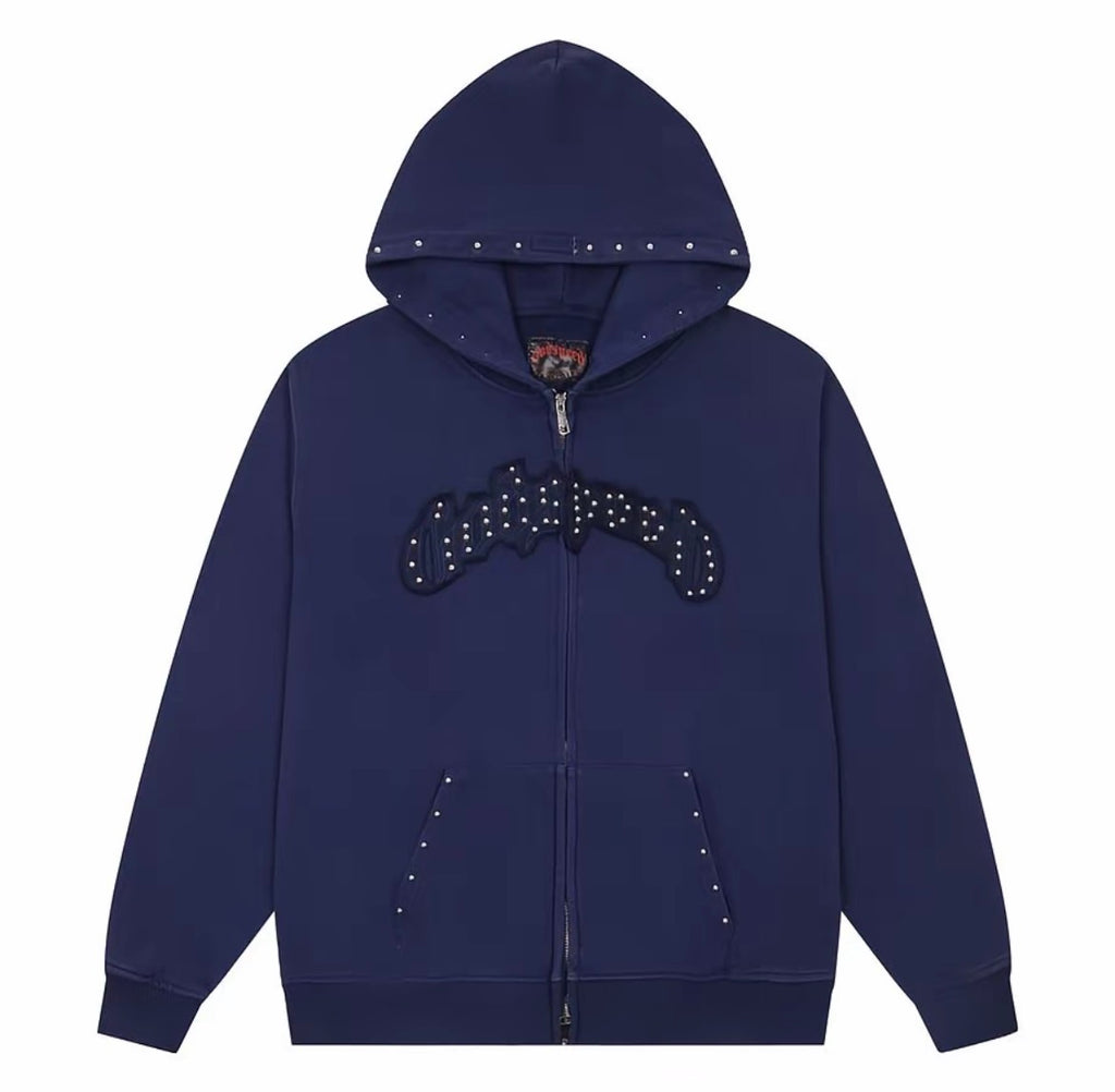 Godspeed OG Studded Hoodie – Navy