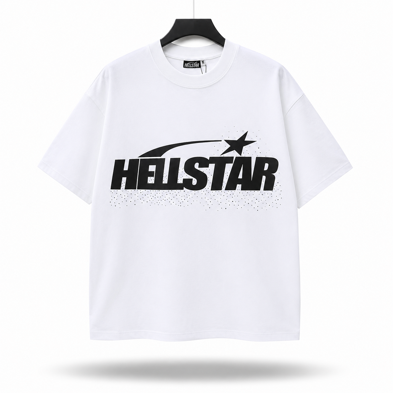 Hellstar Classic Logo Star Graphic Tee — White