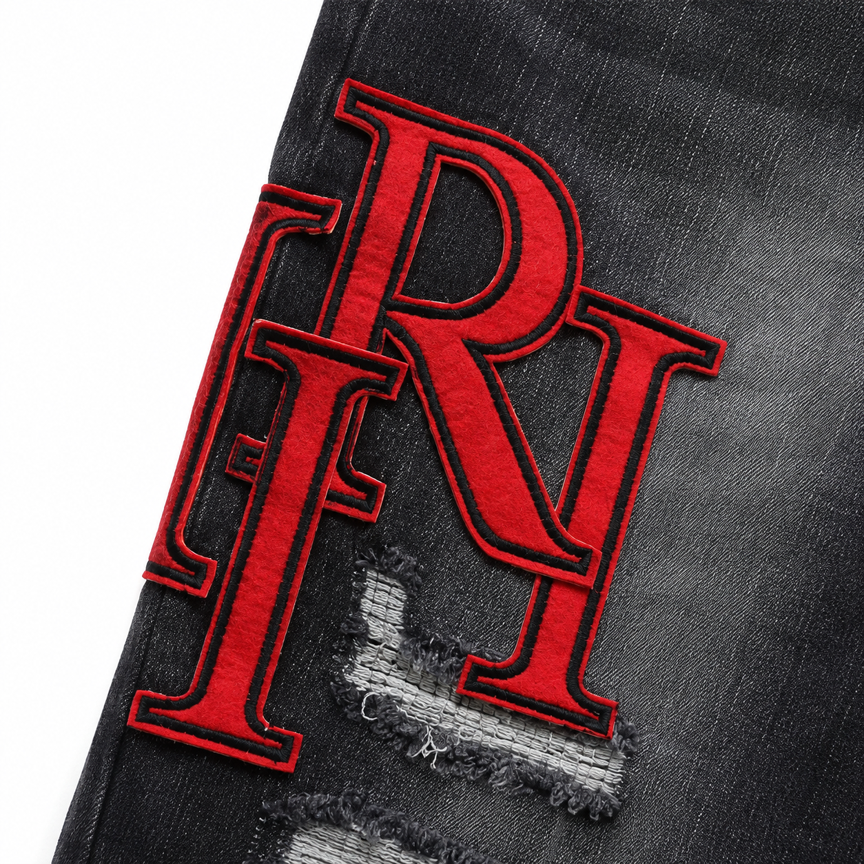 Pantalón AMIRI Staggered Rojo