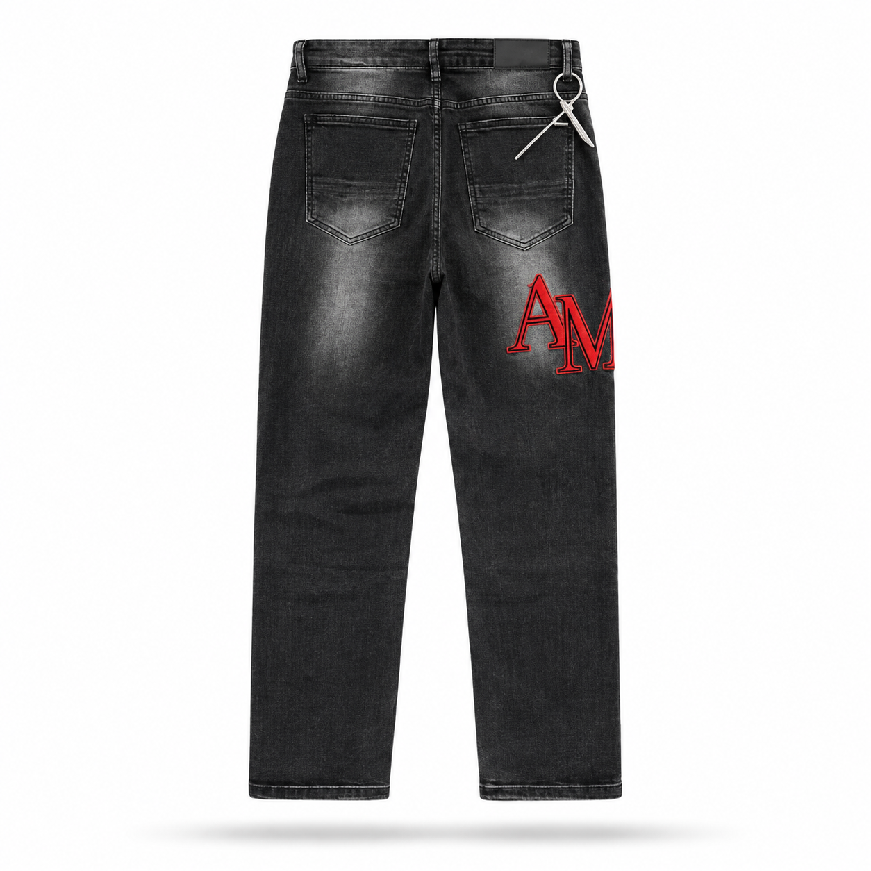 Pantalón AMIRI Staggered Rojo