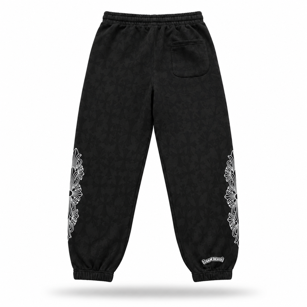 Pantalón Chrome Hearts Cemetery Cross All Over Print