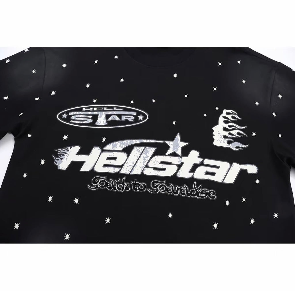 Hellstar "Path to Paradise" All-Over Star Print Tee