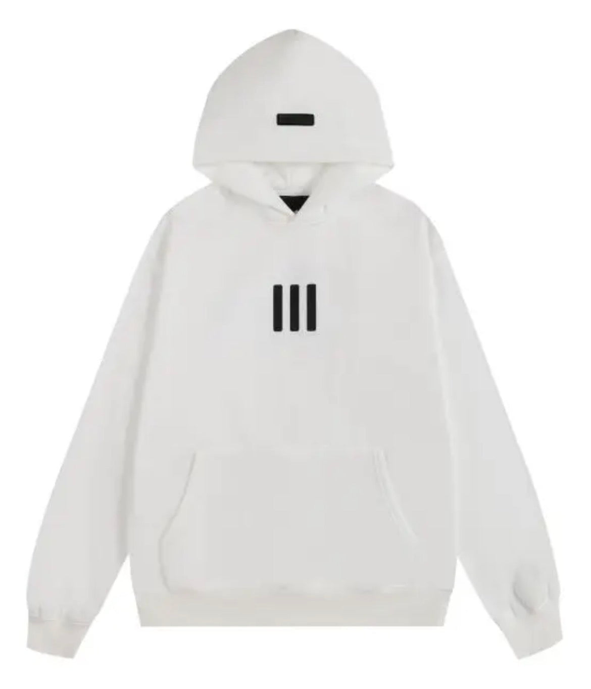 Hoodie Essentials Light Grey Classic Logo