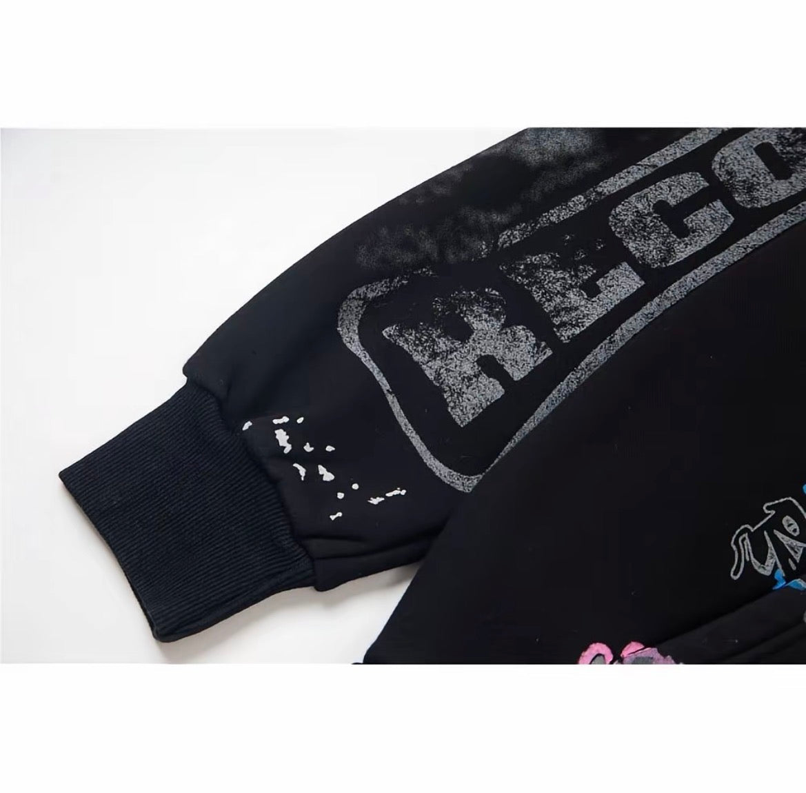 Hellstar Records Flame Hoodie Black - Original