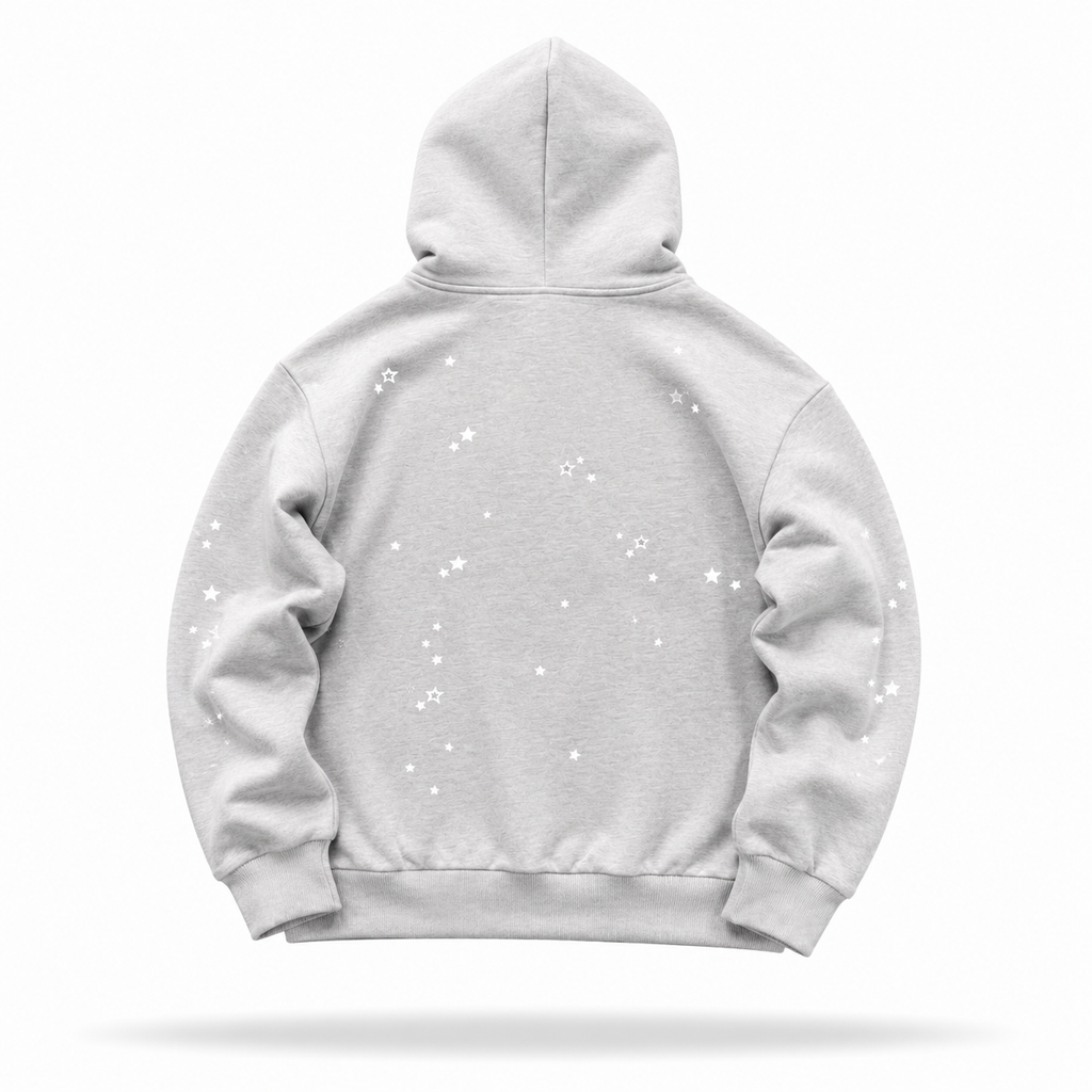 Sp5der Atlanta Full Hoodie Grey
