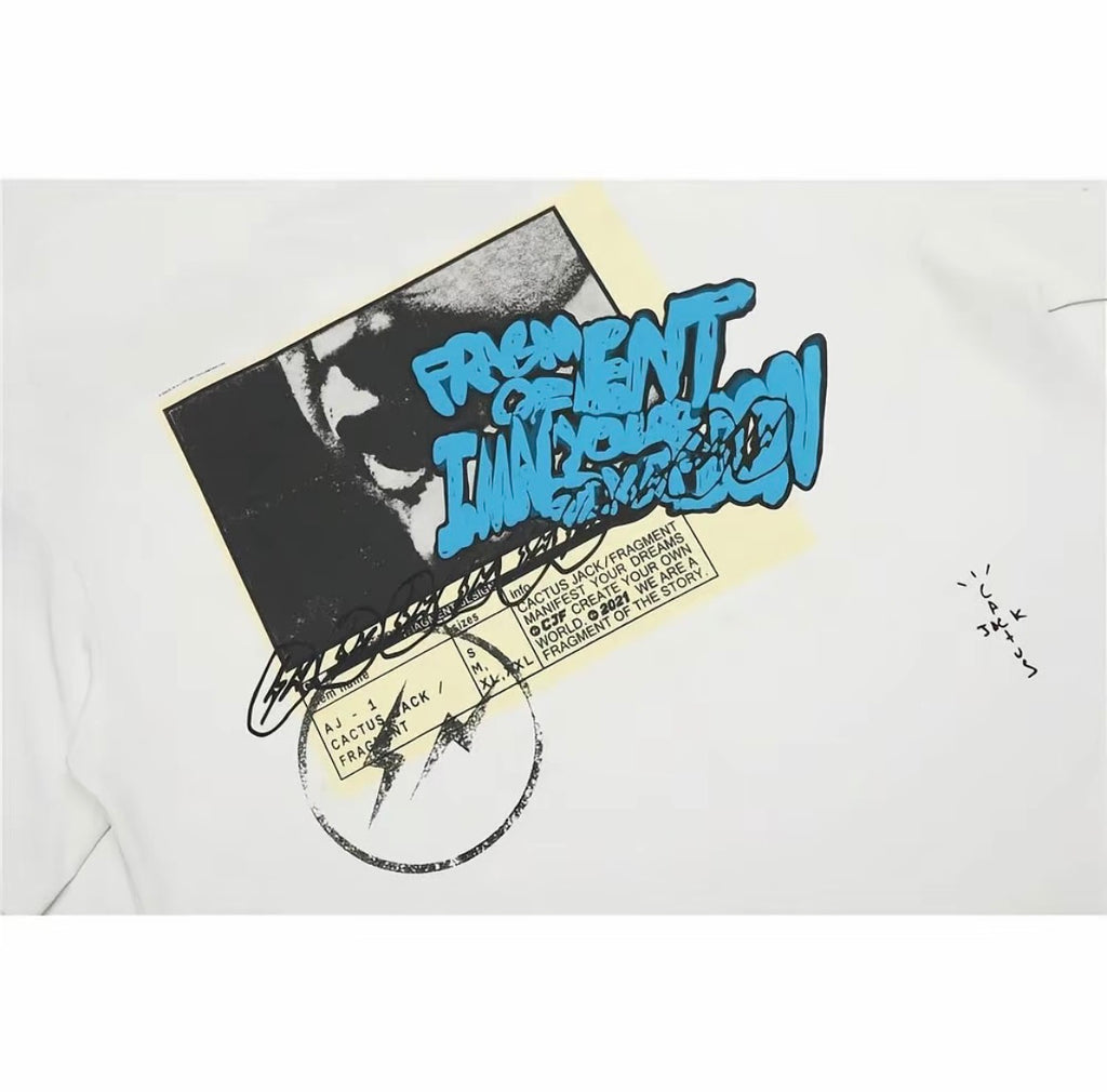 Cactus Jack x Fragment Chain Logo Tee