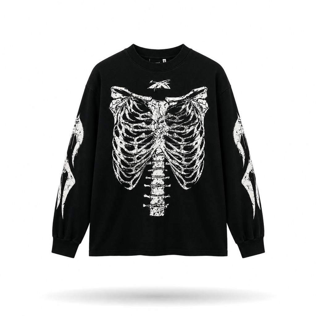 Hellstar Skeleton Long Sleeve Black
