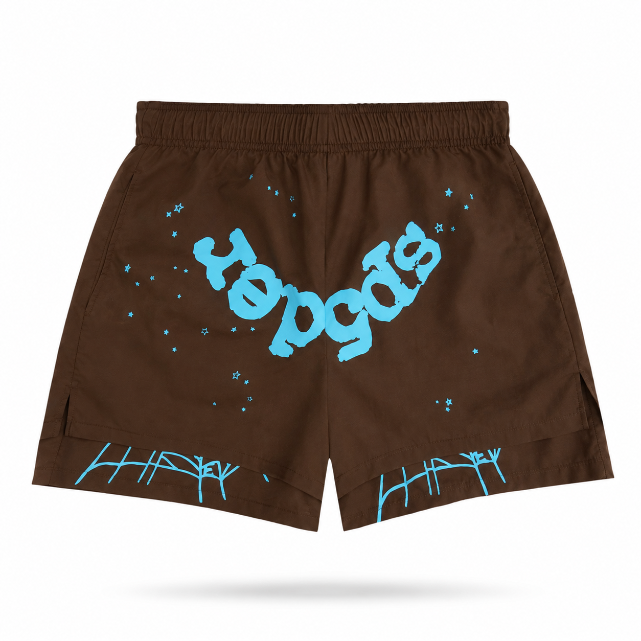 Short Sp5der Web Double Layer Café