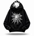 Sp5der "Spider Head" Graphic Hoodie / Black