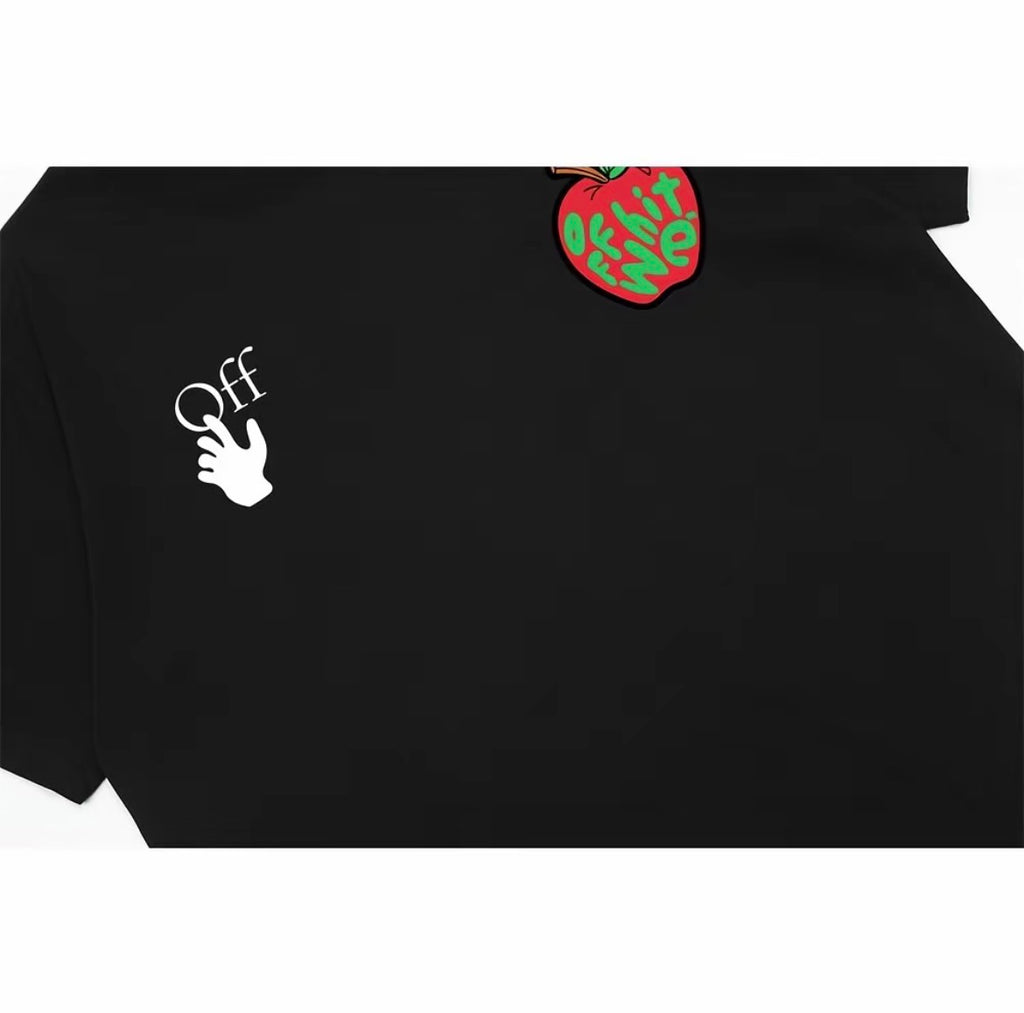 Off-White Apple Arrow Print Tee - Black