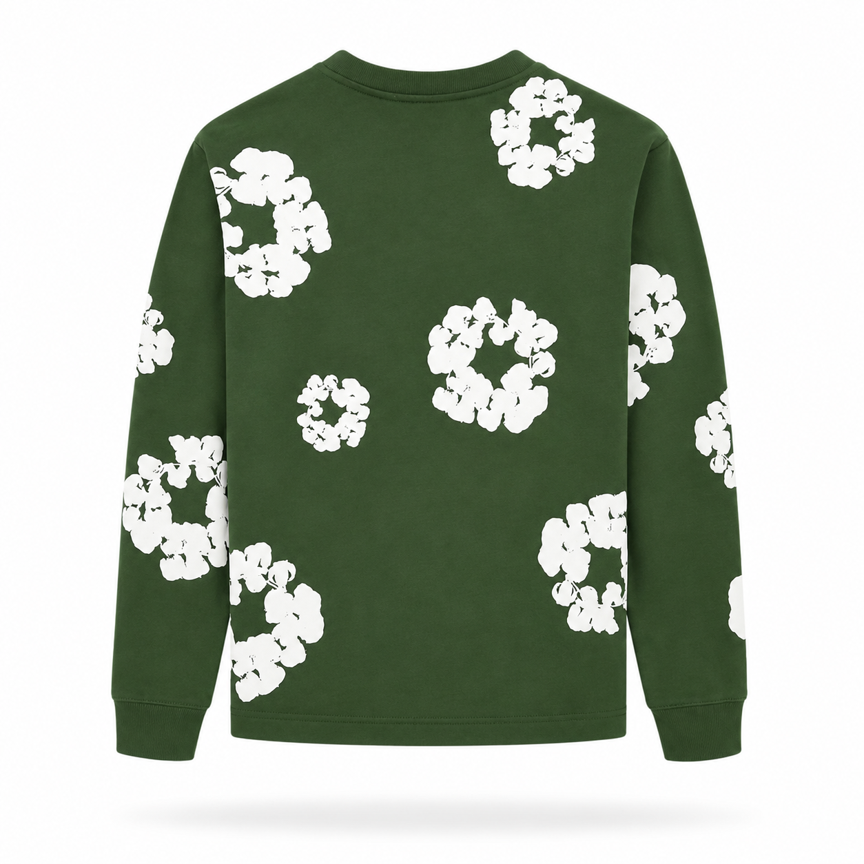 Camiseta Denim Tears Wreath Verde