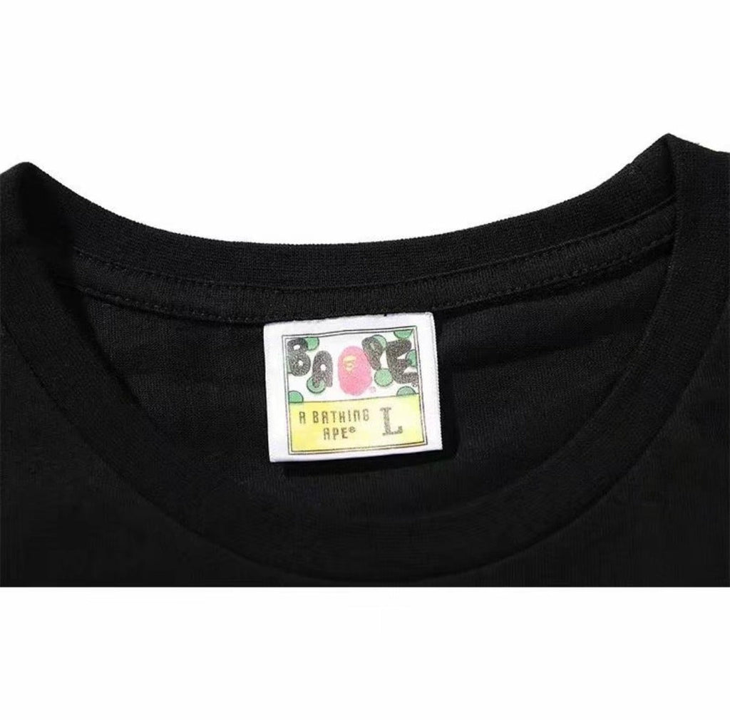 BAPE Shark Graphic Tee – Black