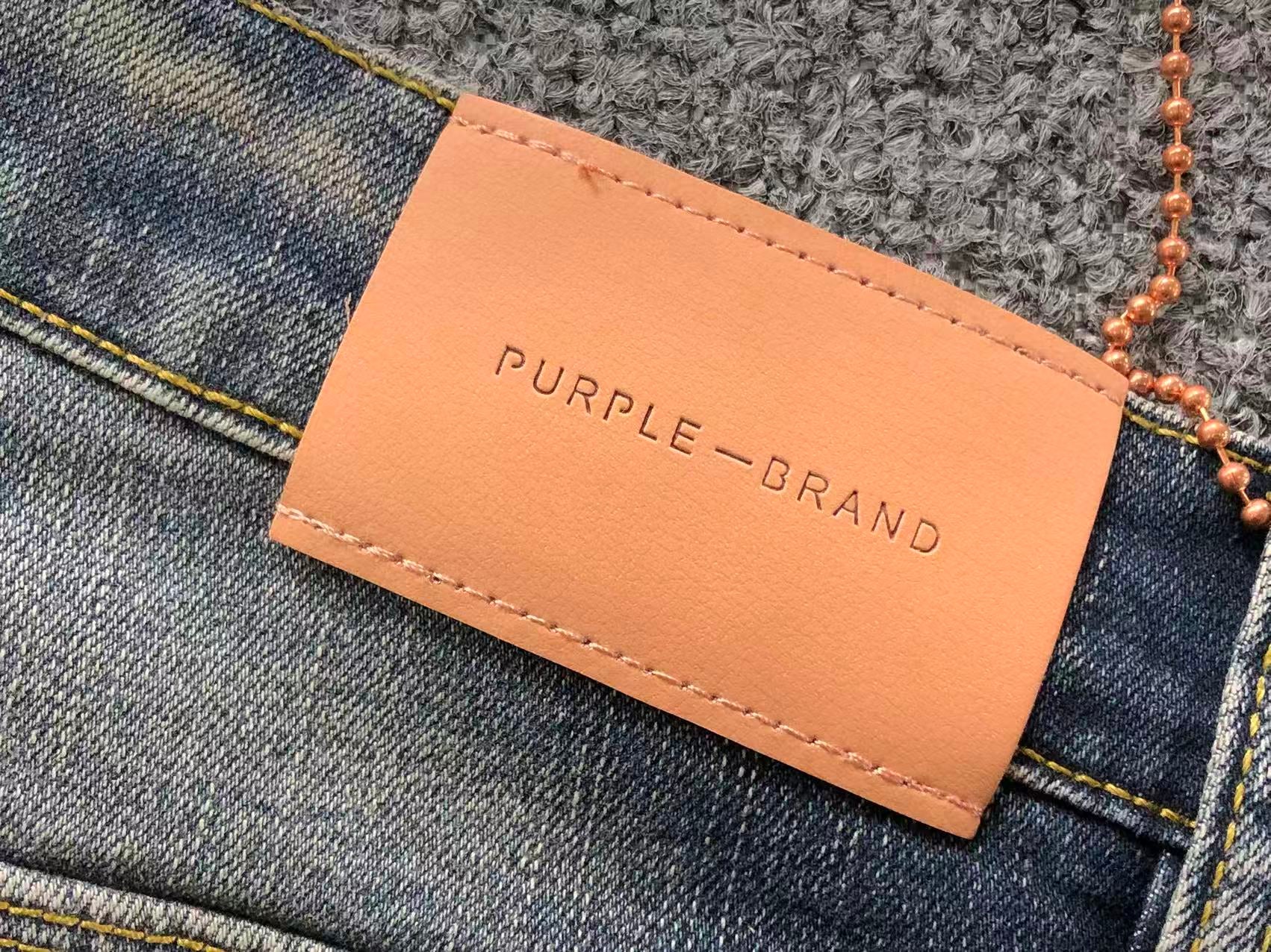 Purple Indigo Flared Panel Jeans