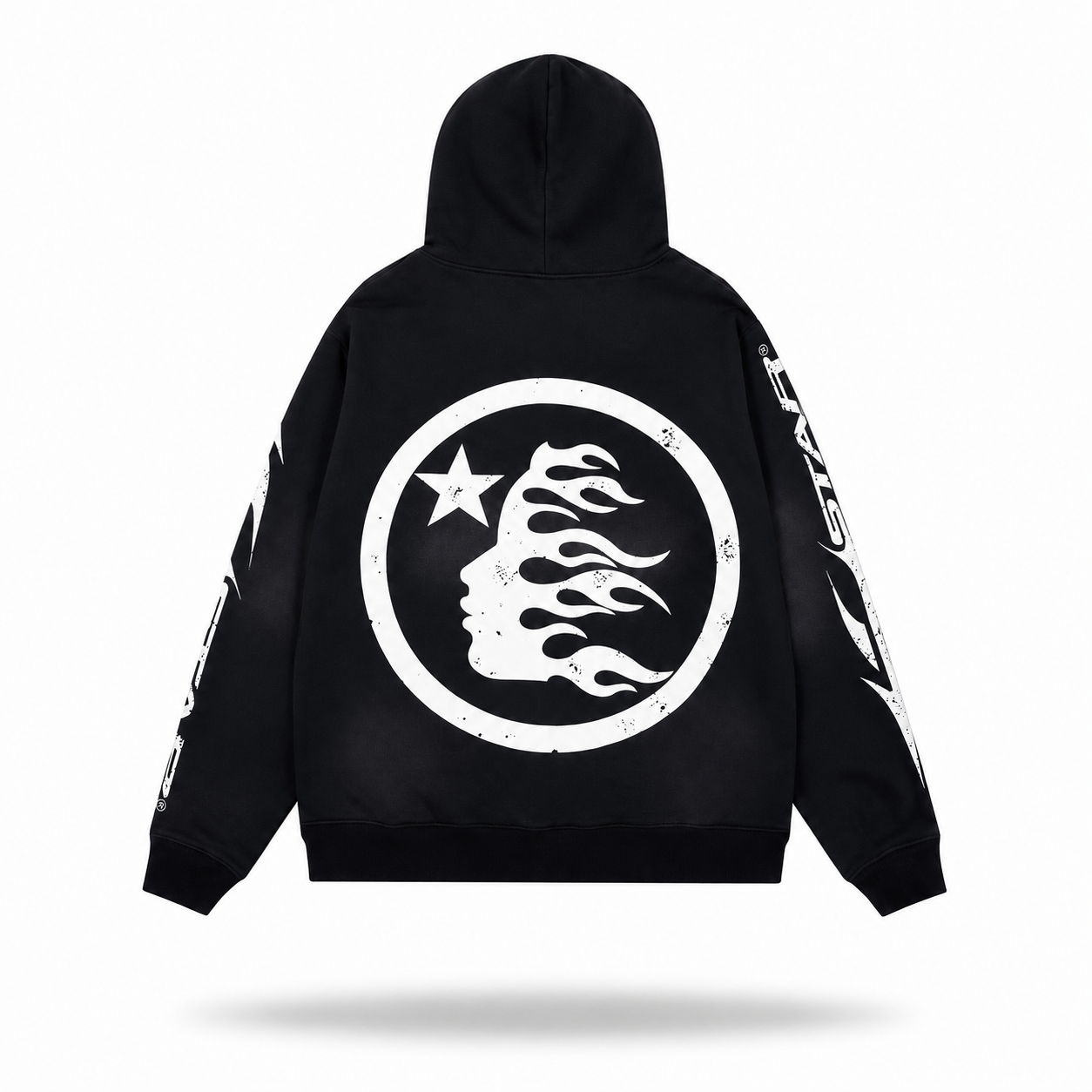 Hellstar "Sports Edition" Heavyweight Zip Hoodie — Grey