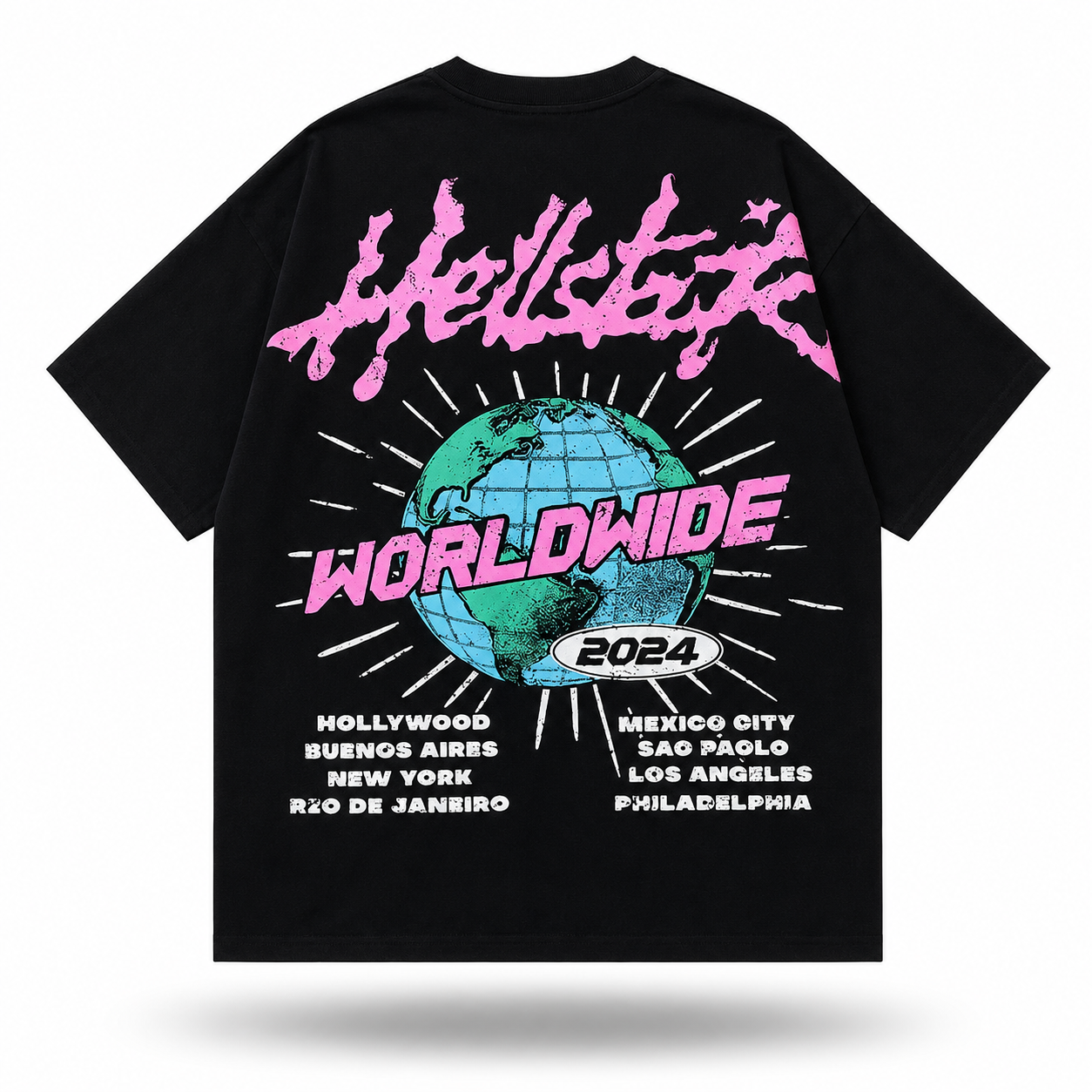 Hellstar "Worldwide" Jet Hand Tee
