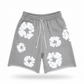 Short Denim Tears Wreath Gris