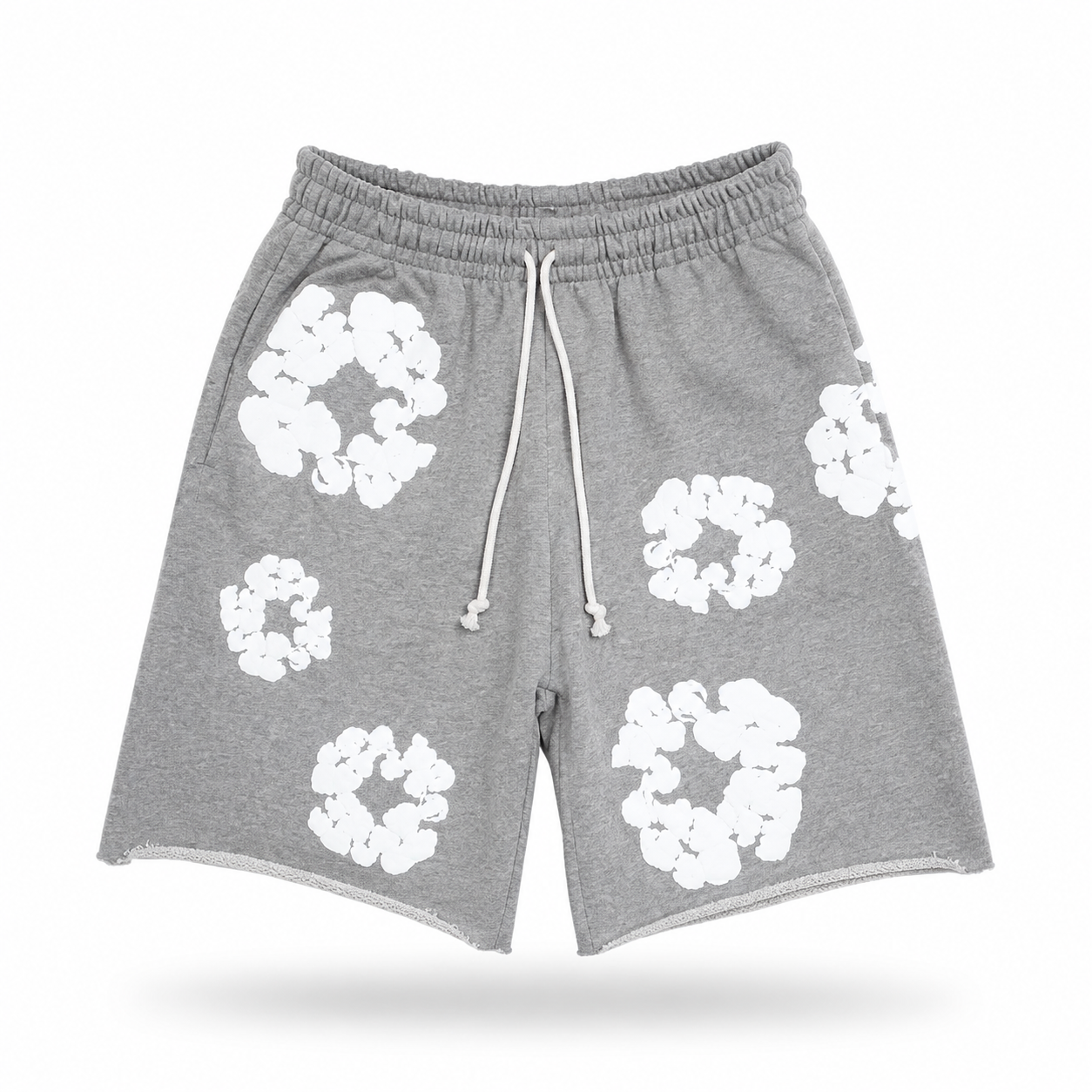 Short Denim Tears Wreath Gris