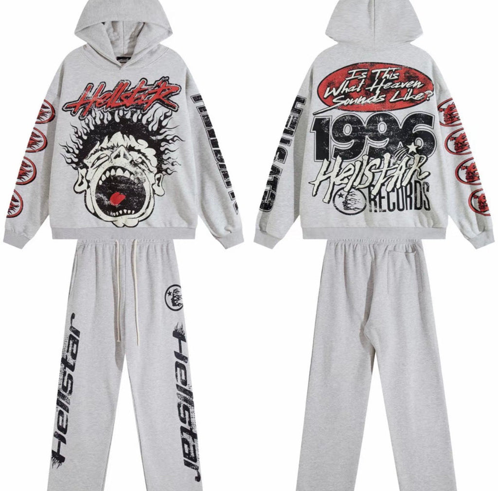 Hellstar 1996 Straight Track Pants – Grey
