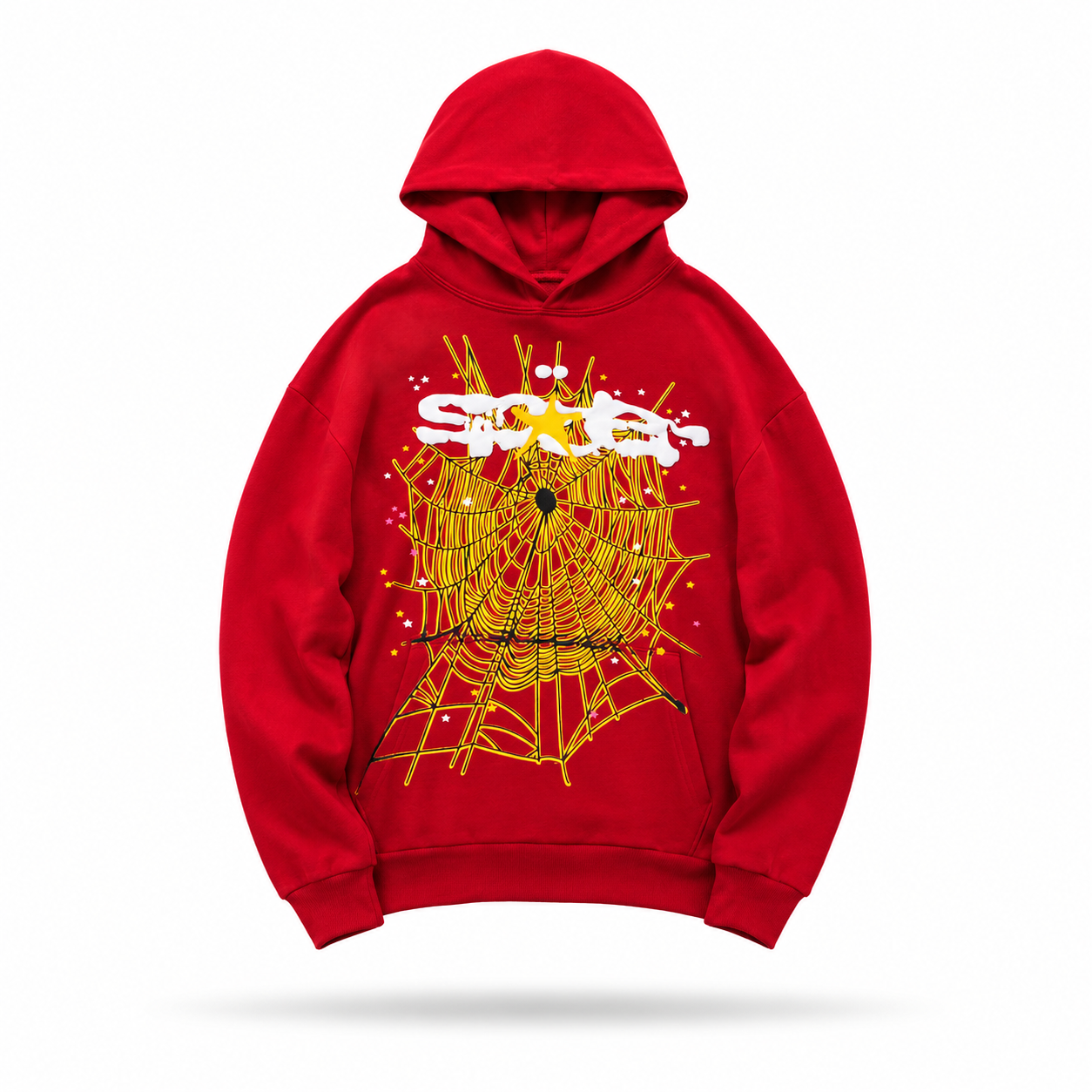 Sp5der OG Web Hoodie Red