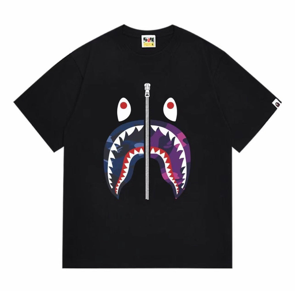 BAPE Shark Graphic Tee – Black