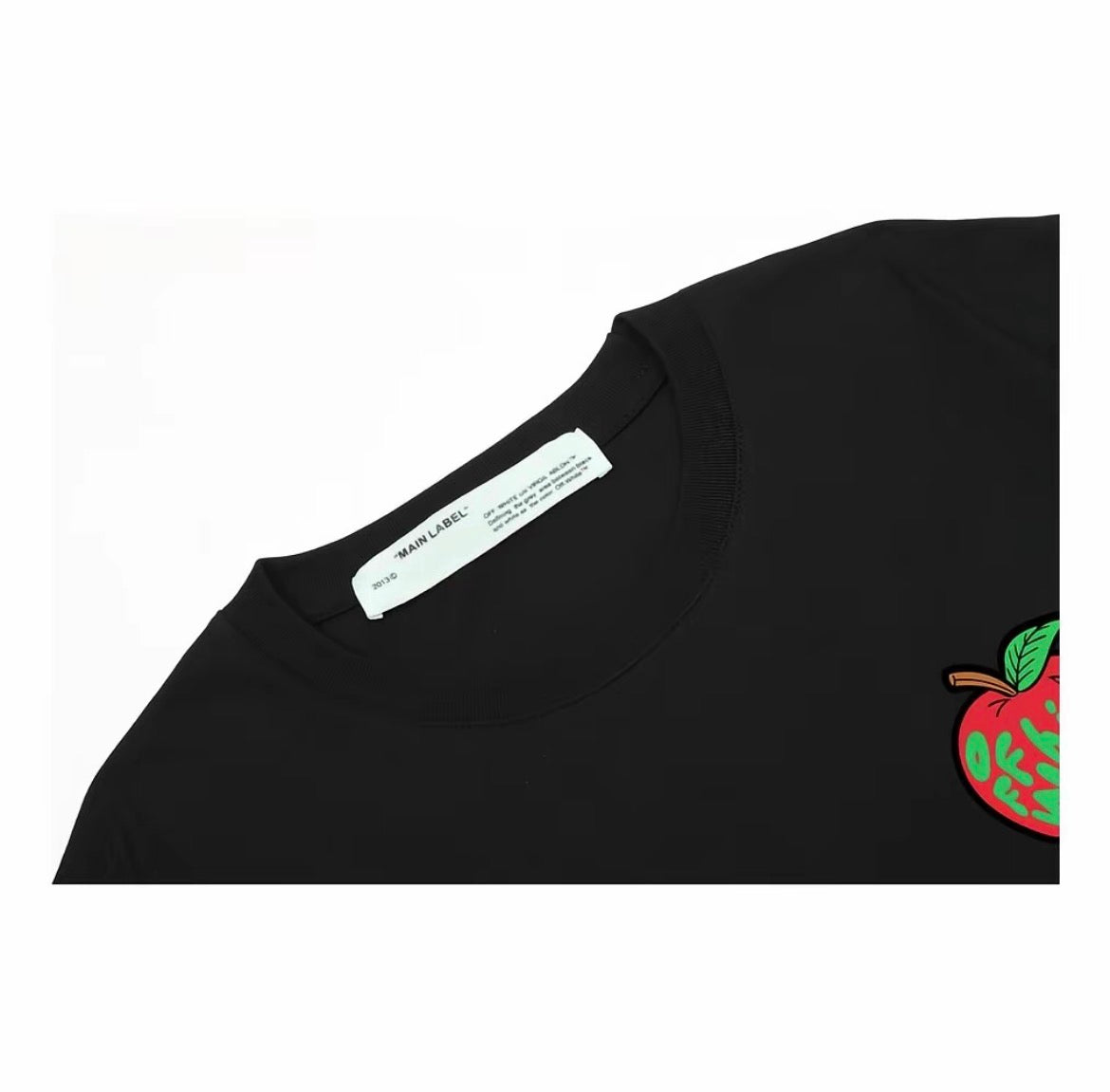 Off-White Apple Arrow Print Tee - Black