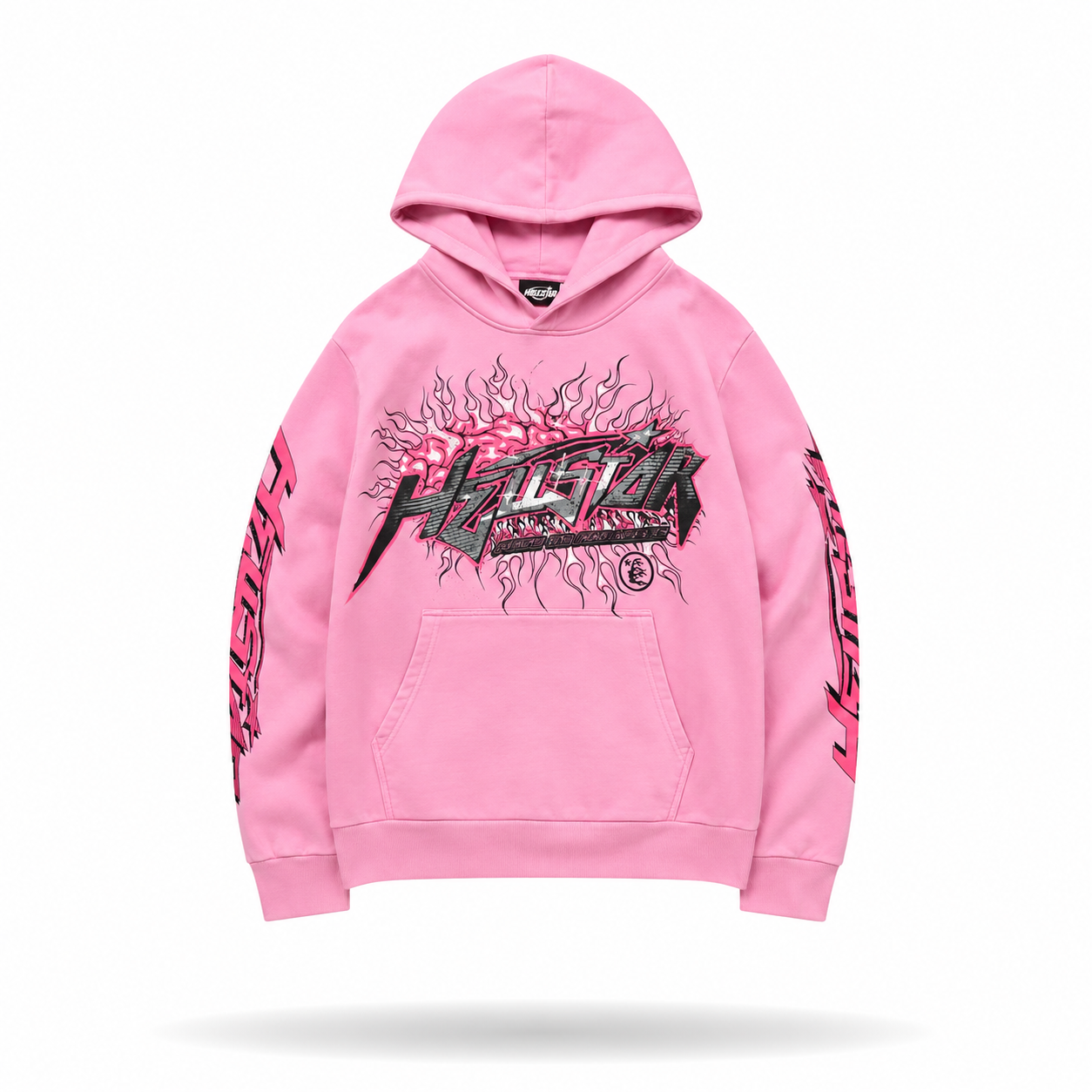 Hellstar Pink Flame Hoodie