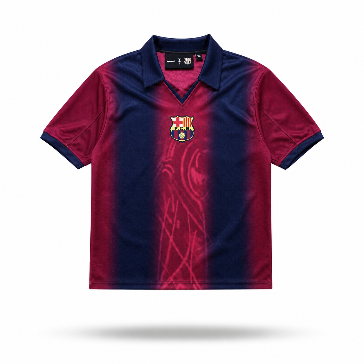 Travis Scott Cactus Jack x FC Barcelona "Camo/Fade" Polo Jersey