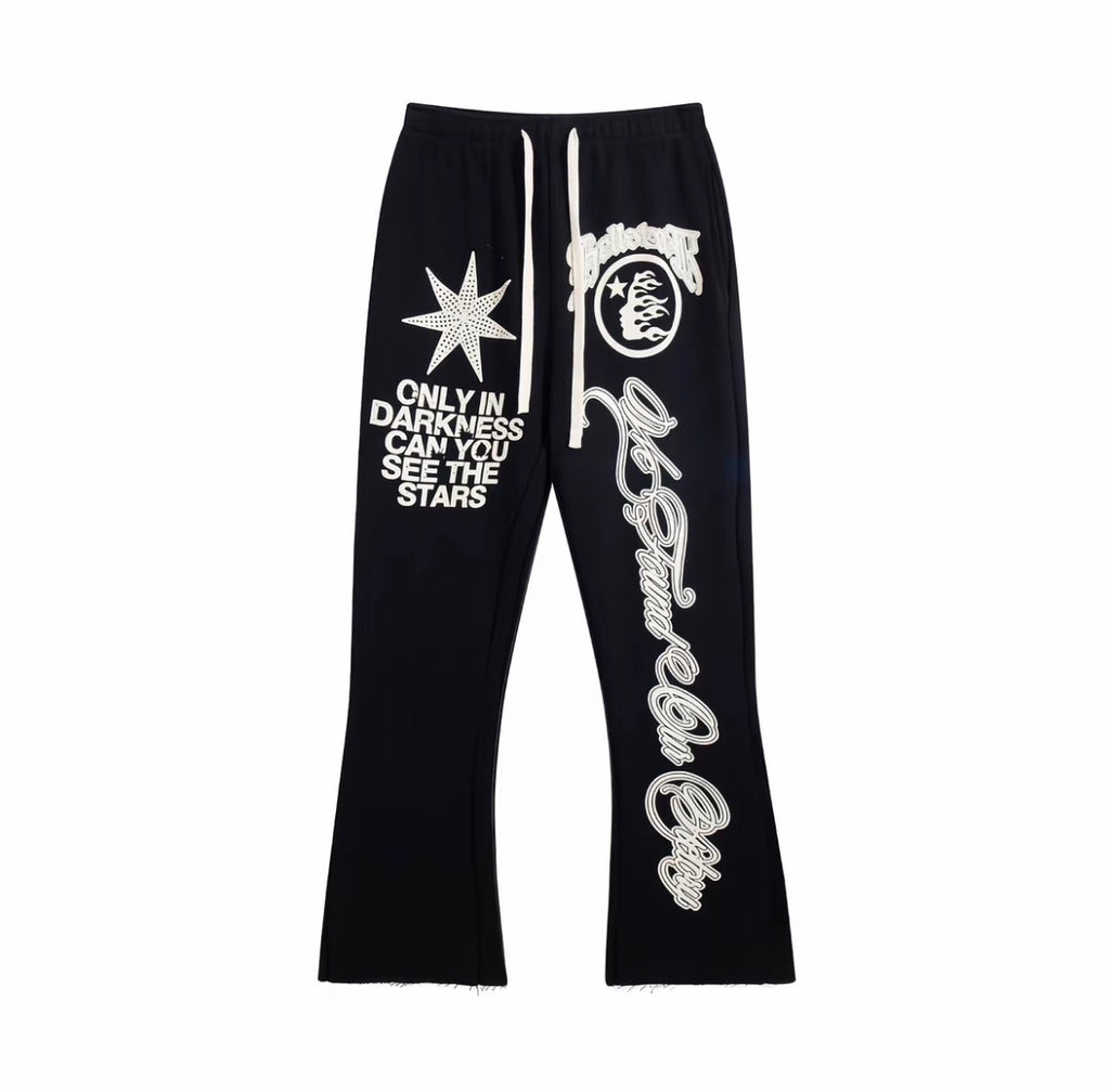 Hellstar "Only In Darkness" Heavyweight Flare Sweatpants