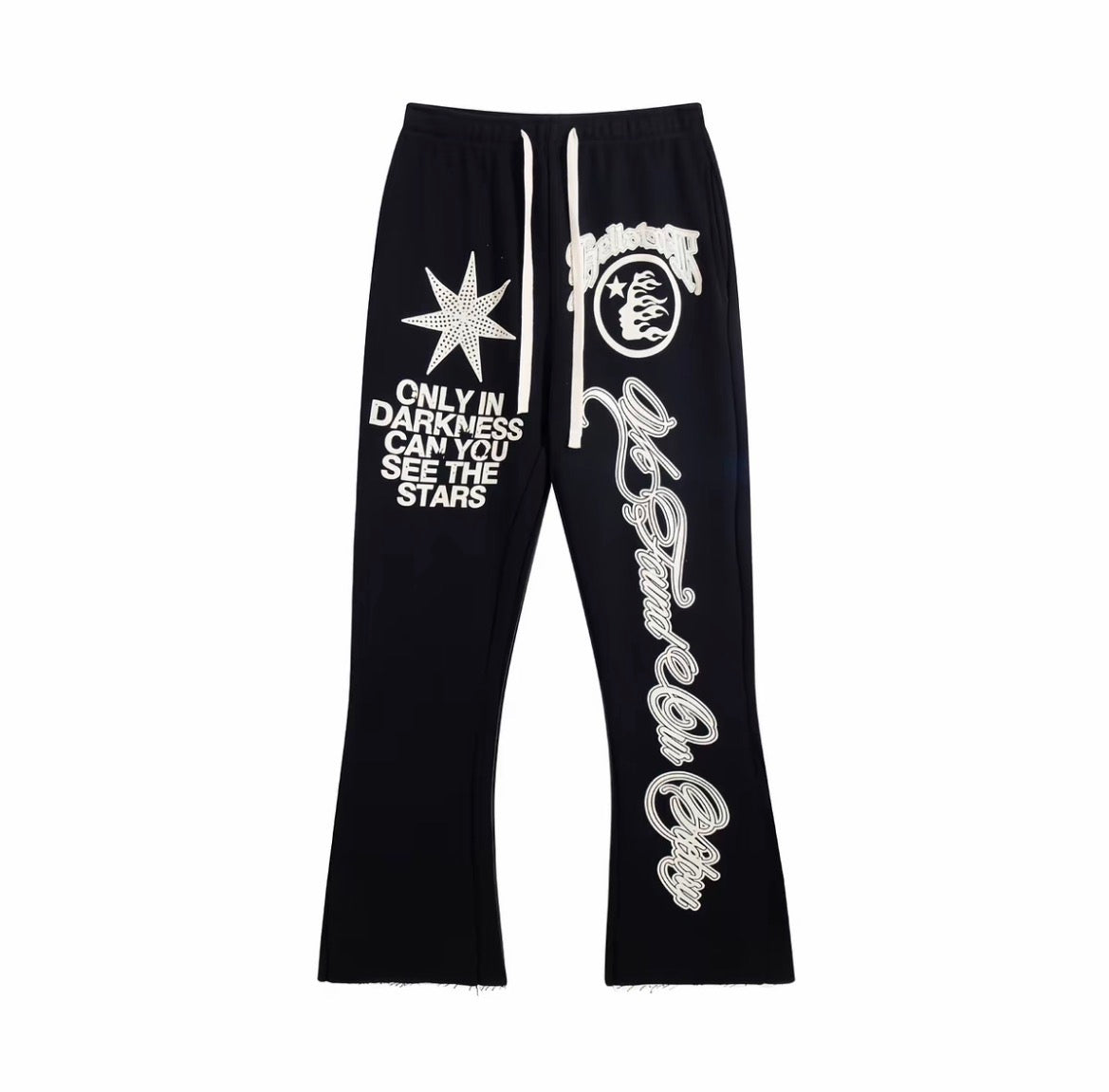 Hellstar "Only In Darkness" Heavyweight Flare Sweatpants