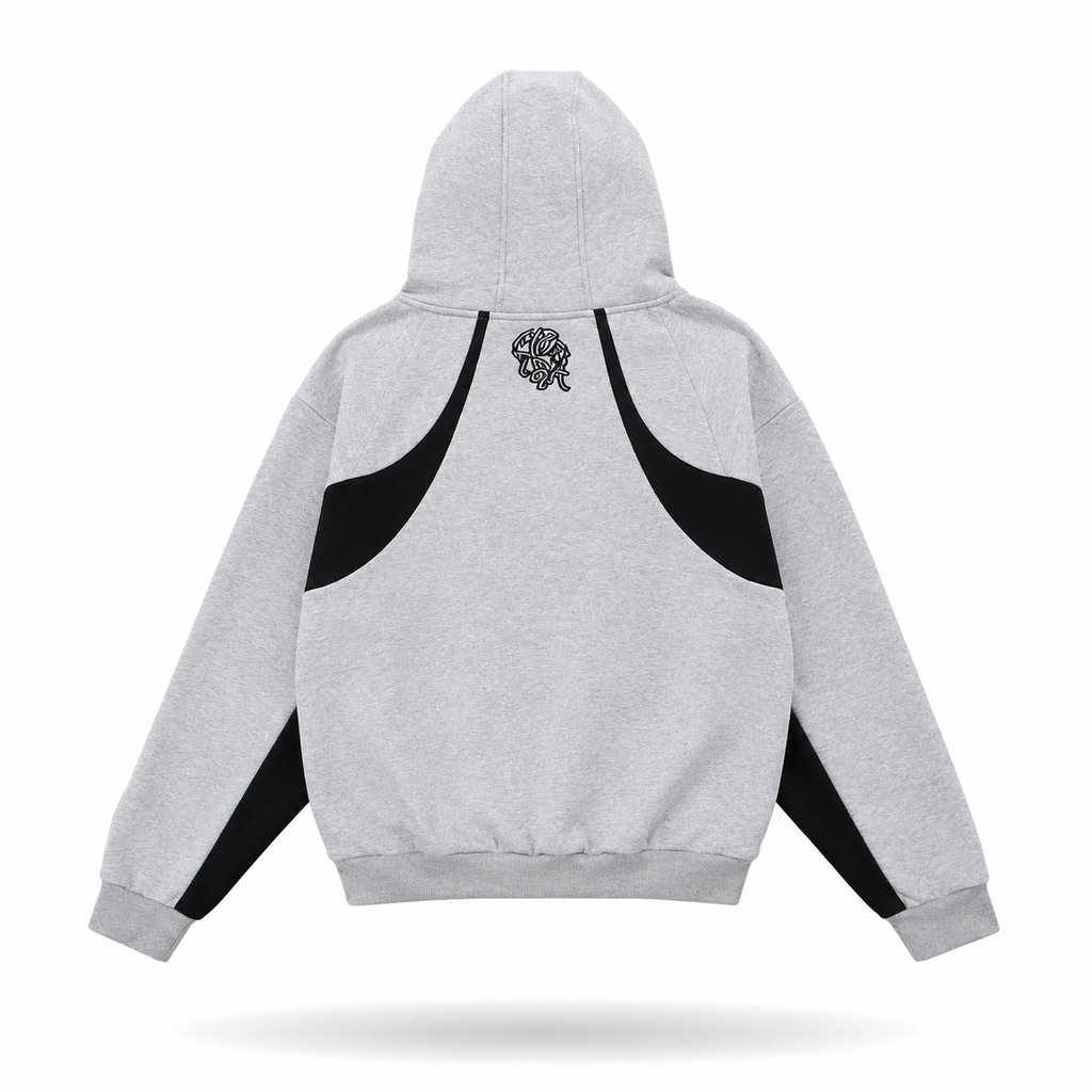 Velocity Contrast Panel Hoodie