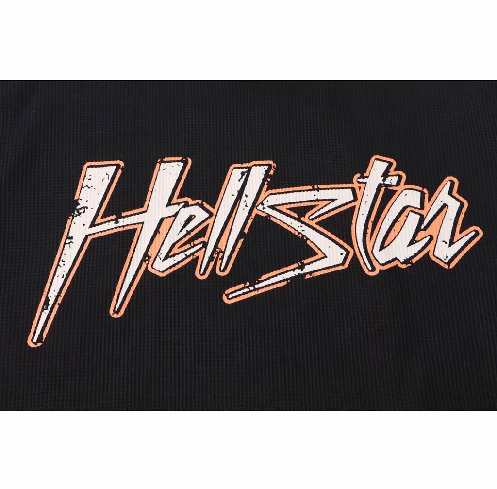 Hellstar Classic Logo Waffle Knit Tee — Black