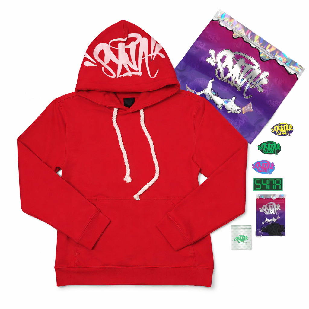 Syna Blood Hoodie – Rojo Intenso - Original
