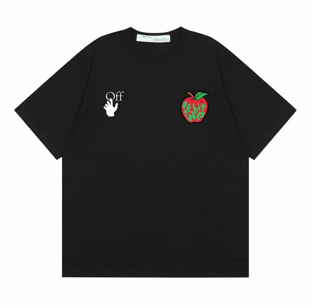 Off-White Apple Arrow Print Tee - Black